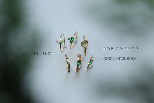 12/11~12/17 POP UP SHOP 開催 @銀座三越