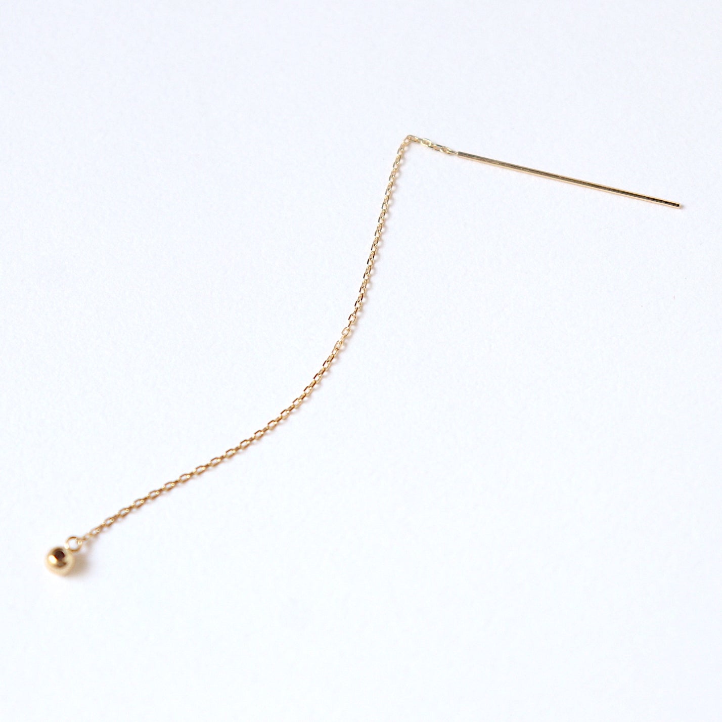 Chain Pierced earrings and rings