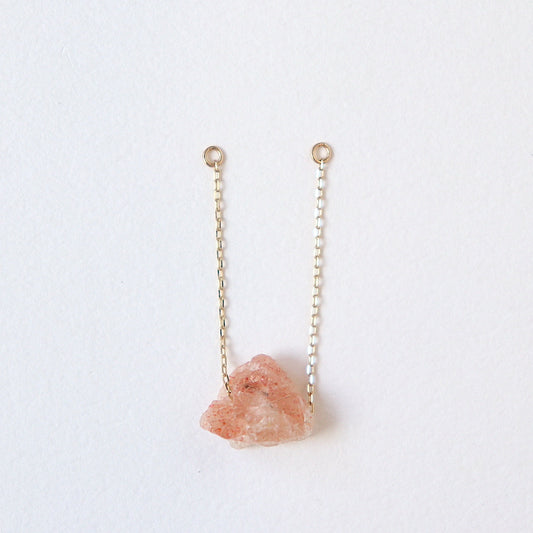 2way チェーンチャーム/サンストーン