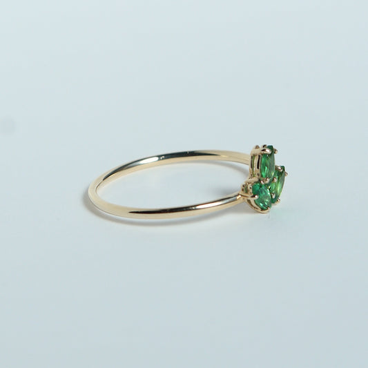 HA Ring Suntubu/Green Garnet