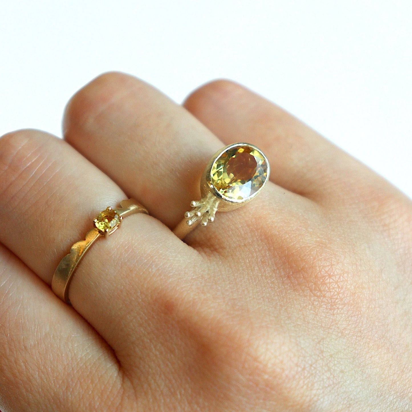 MOKO Ring /Yellow Tourmaline