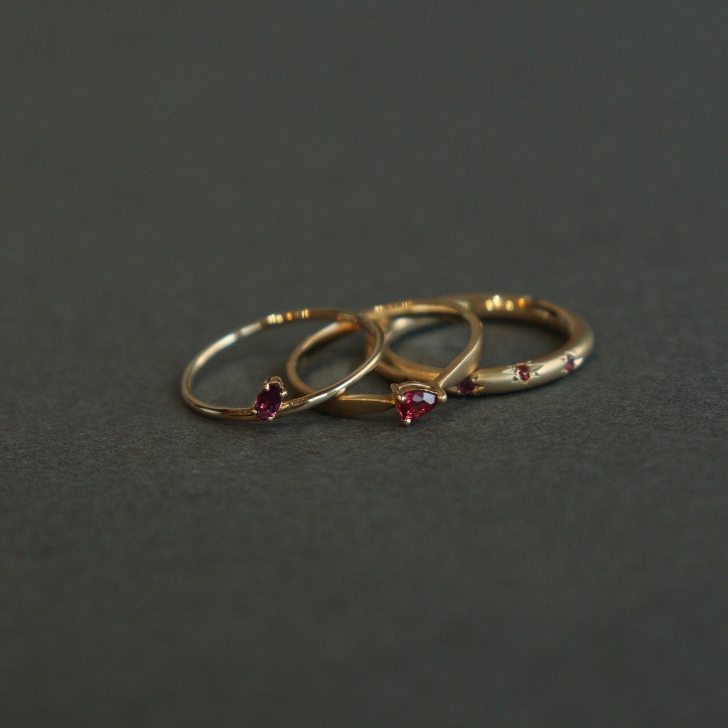 SASA Ring /Red Spinel