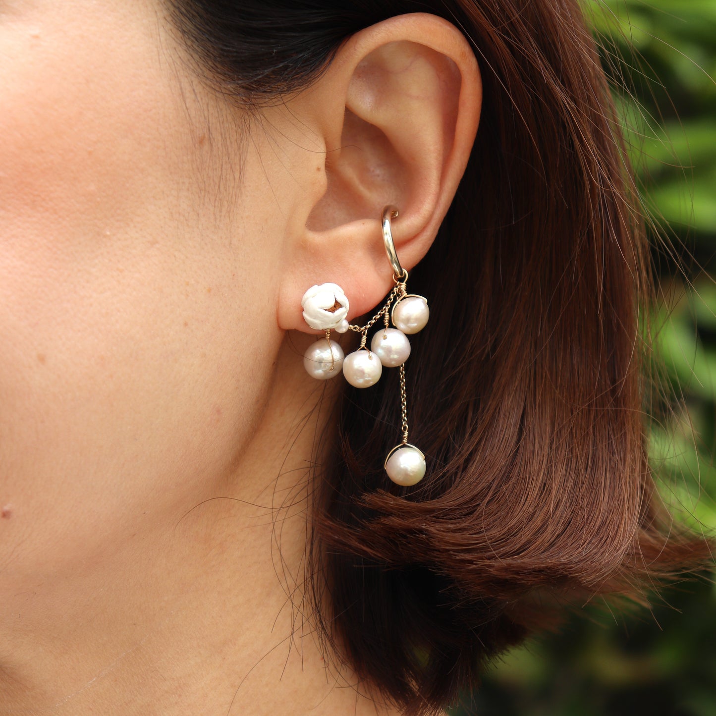 2way Stone Charm Short/Long /2Colors