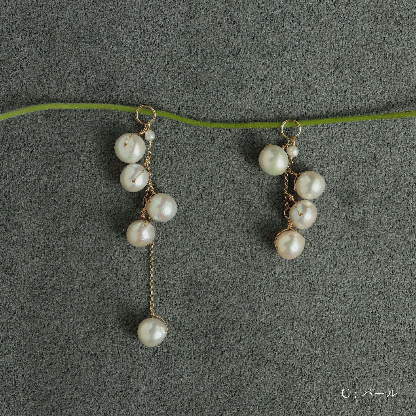 2way Stone Charm Short/Long /2Colors