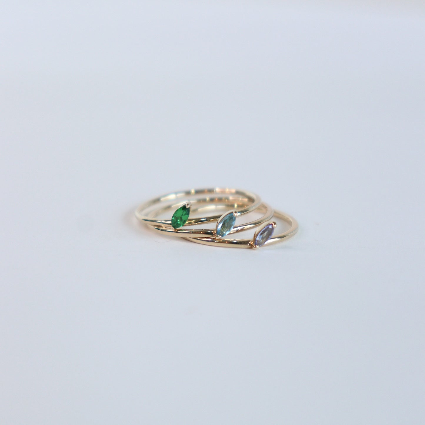HA Ring ヒトツブナナメ n/Green Garnet