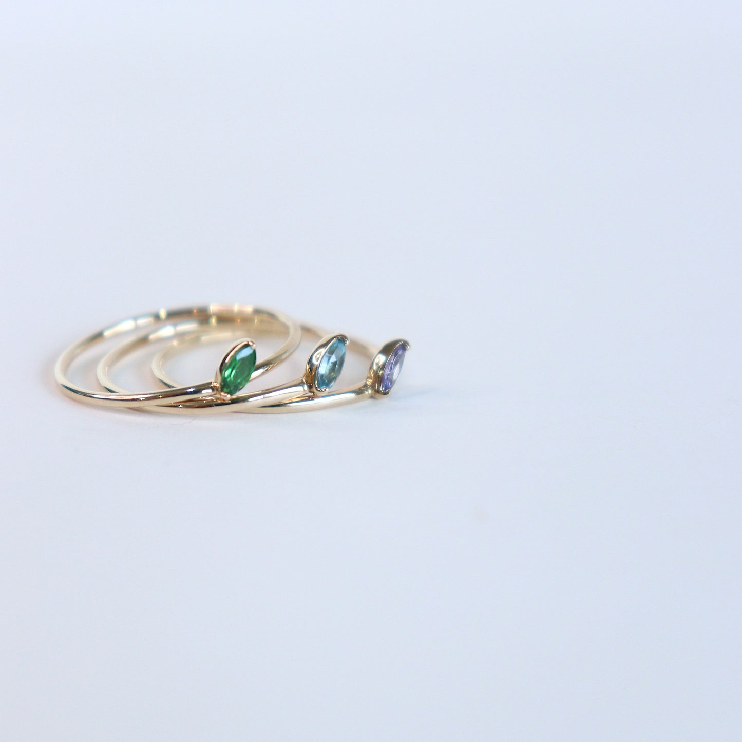 HA Ring ヒトツブナナメ n/Tanzanite