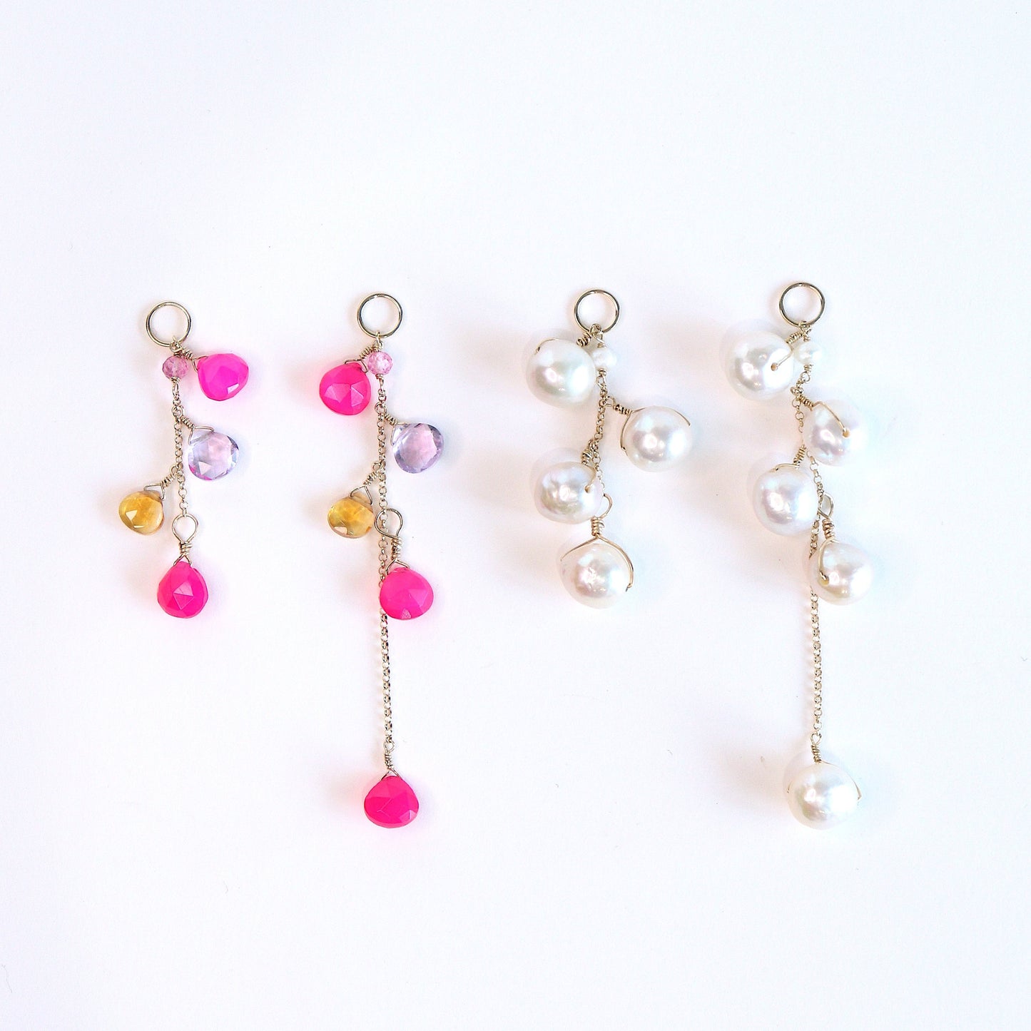 2way Stone Charm Short/Long /2Colors