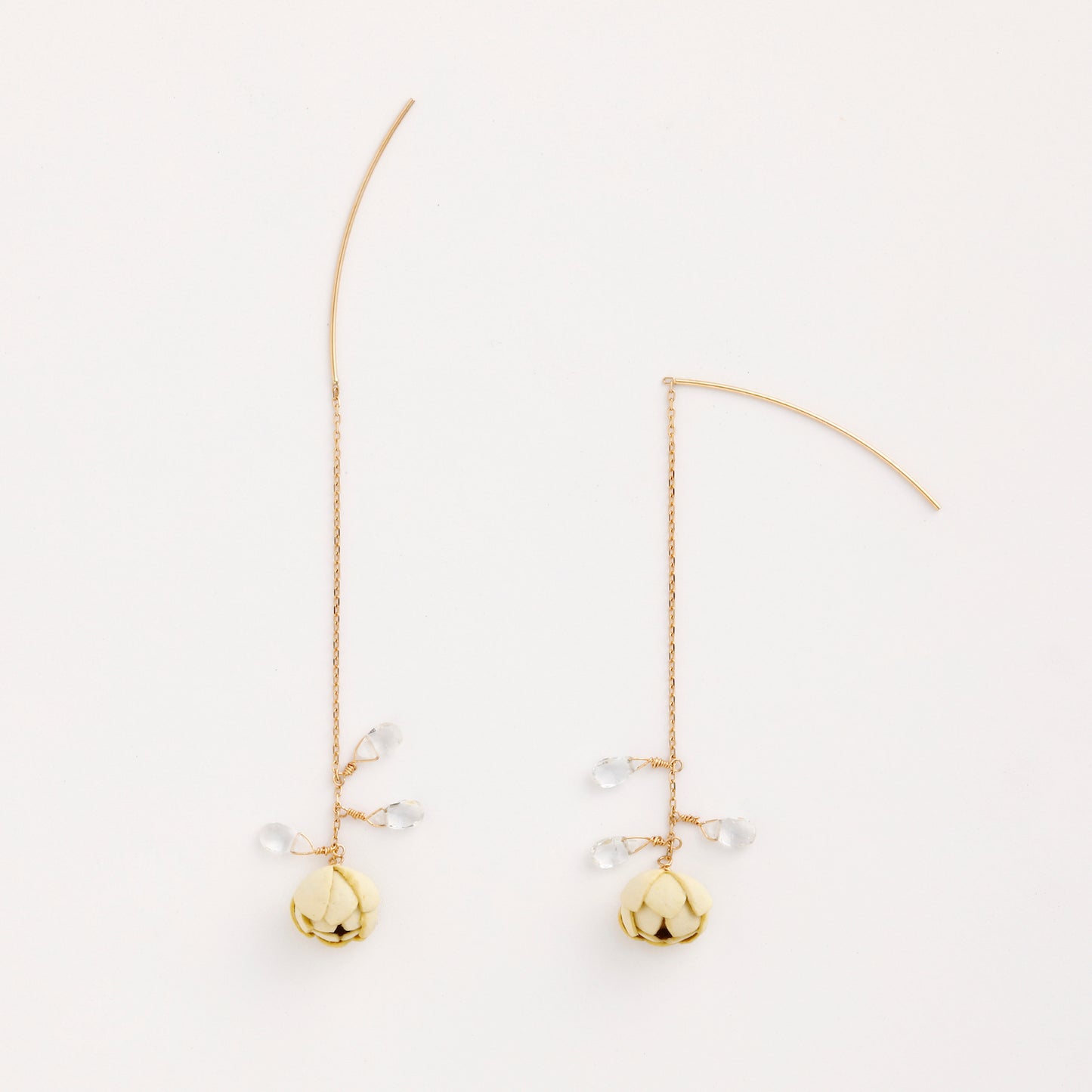 Tsubomi Drop Earrings/2Colors