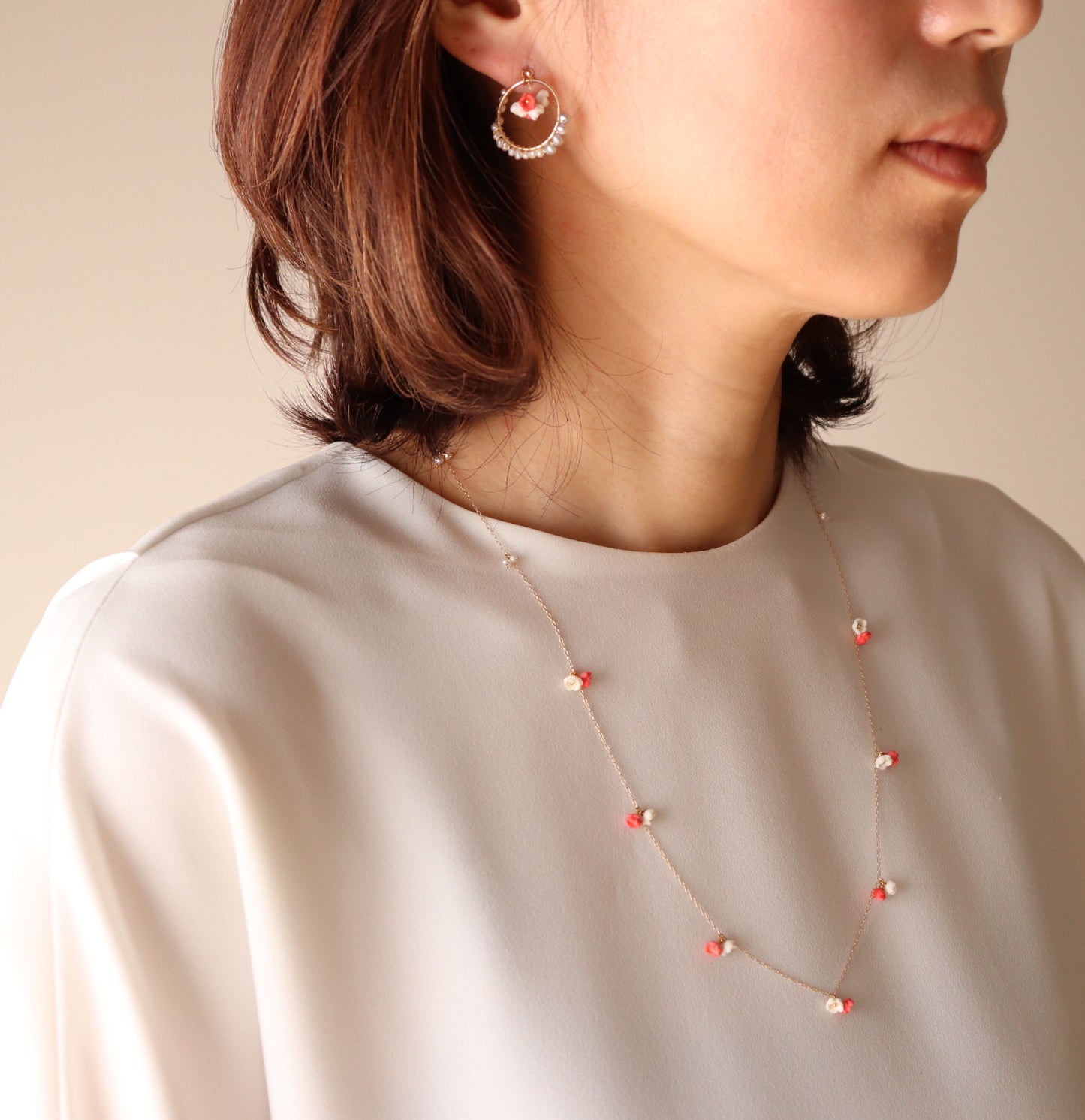 Nano Ring Necklace/2Colors