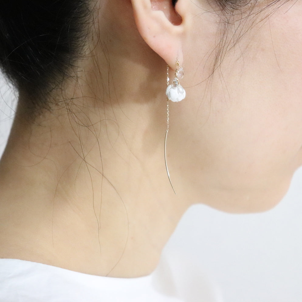 Tsubomi Drop Earrings/2Colors