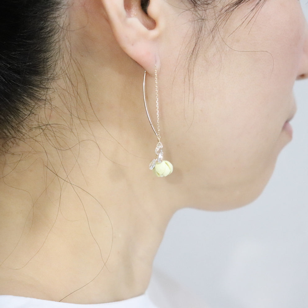 Tsubomi Drop Earrings/2Colors