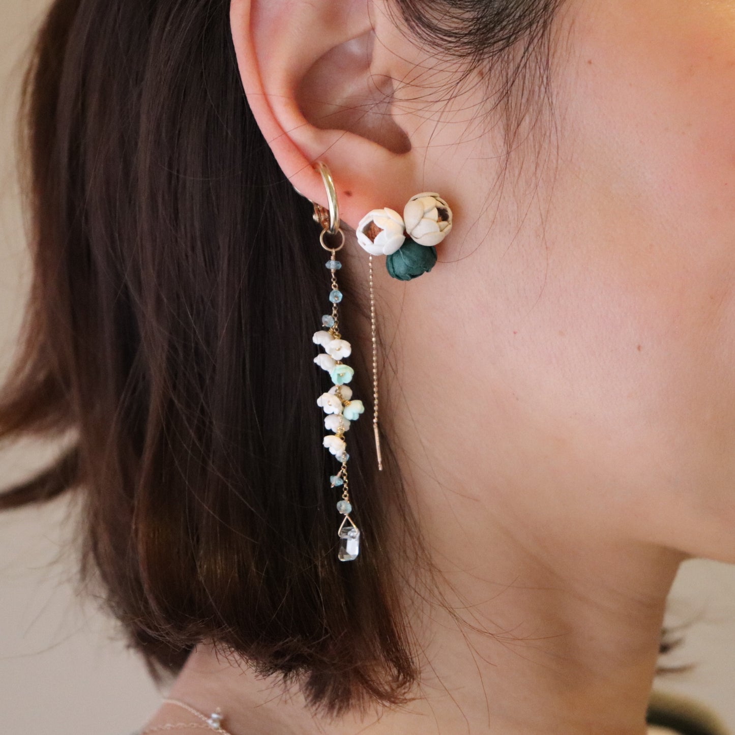 Tsuyu Pierced Earrings/2Colors