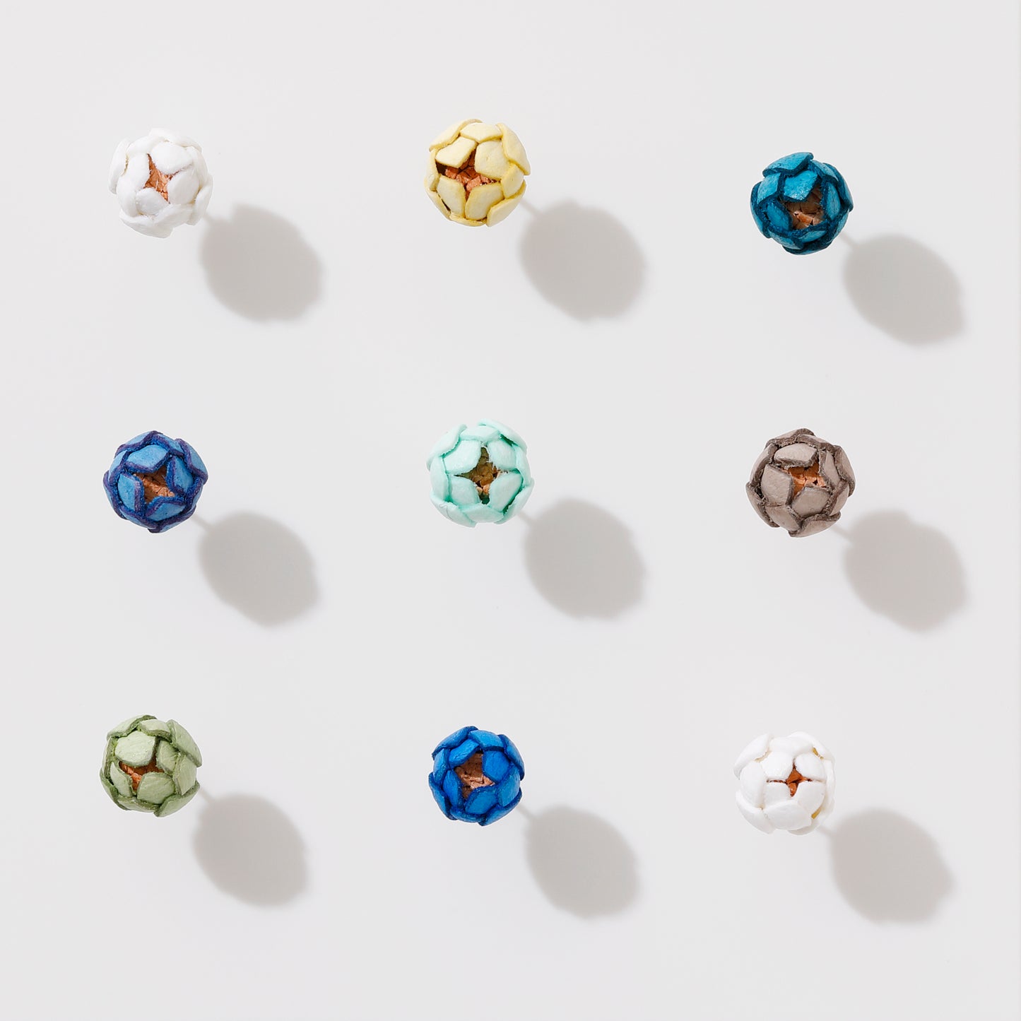 Tsubomi Pierced Earrings Flower Only/8Colors