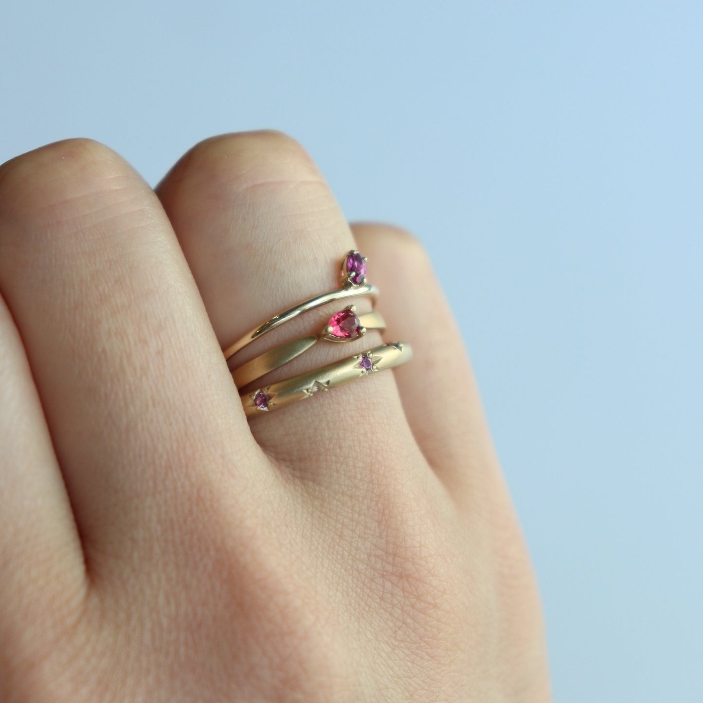 HA Ring Rhodolite Garnet