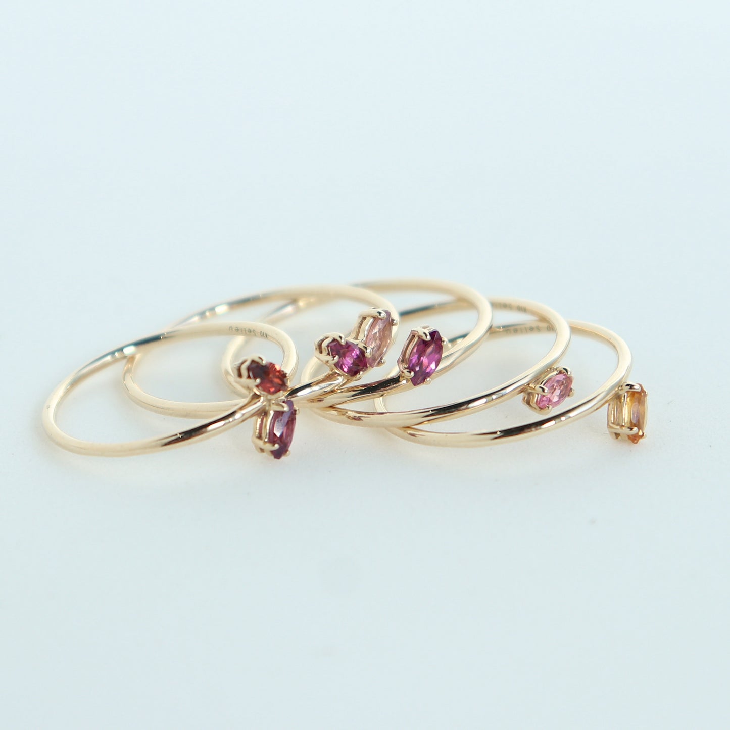 HA Ring Hitotsubu taira/Pink Tourmaline