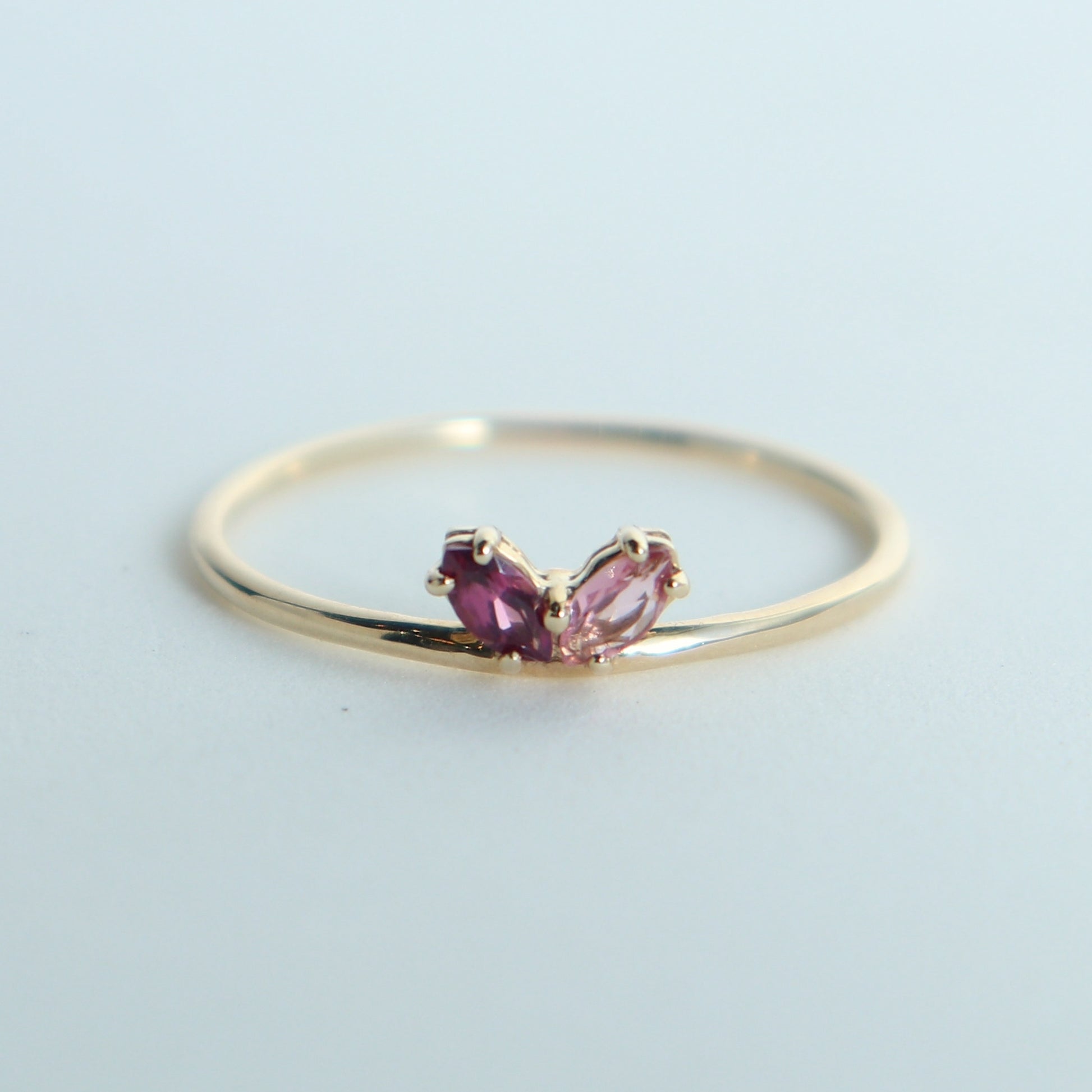 HA Ring LR/Pink Tourmaline, Rhodolite Garnet - Main Image
