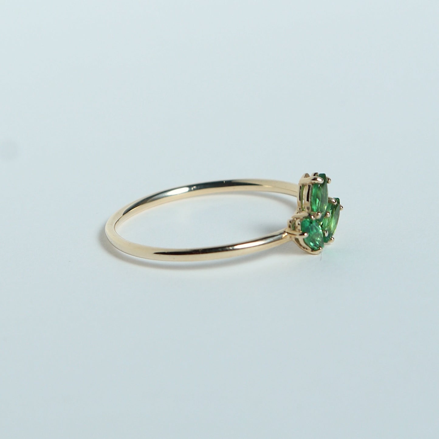 HA Ring サンツブ/Green Garnet