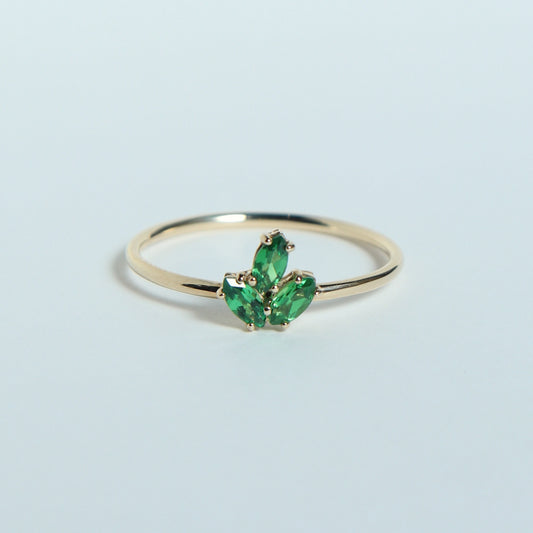 HA Ring Suntubu/Green Garnet