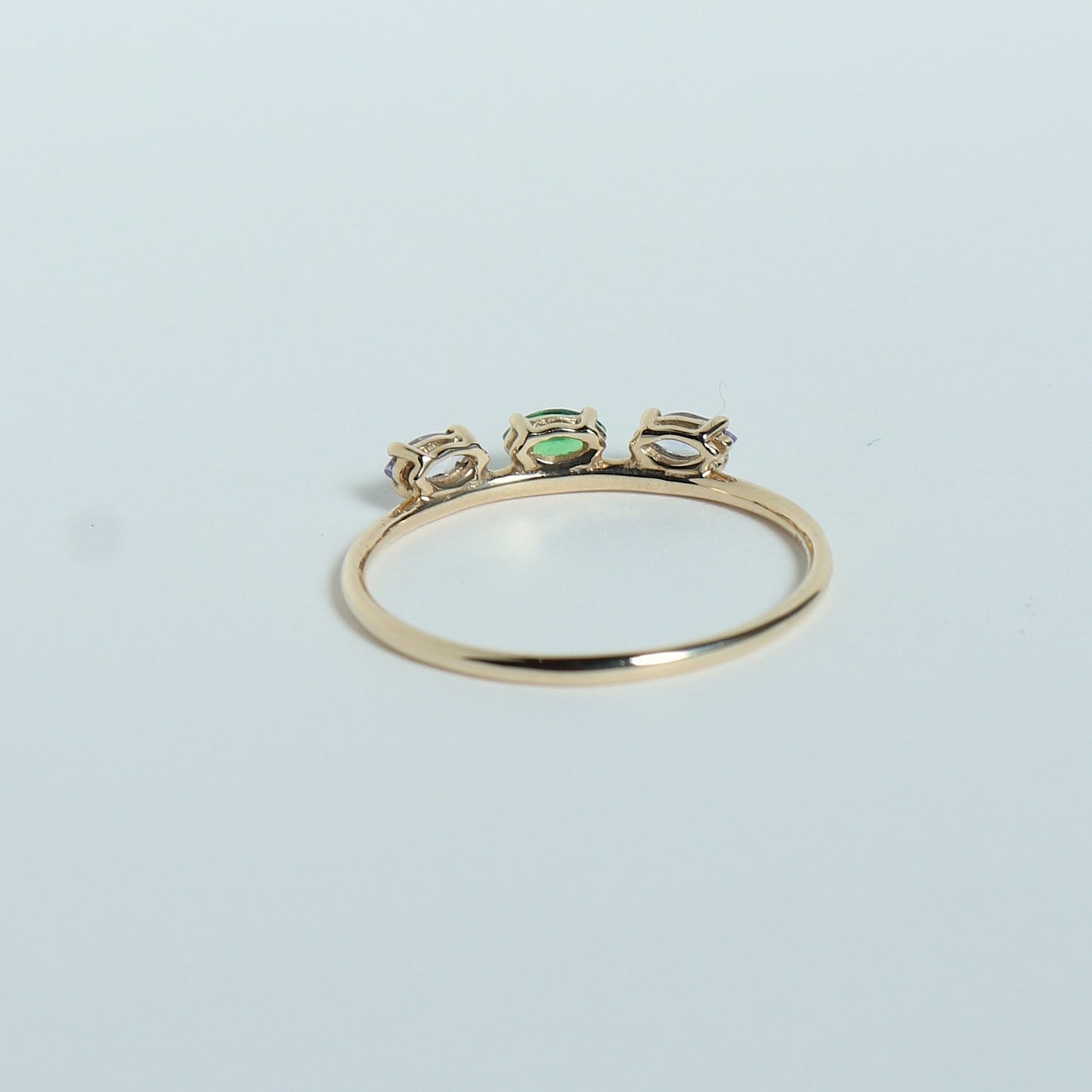 HA Ring Suntubu/Green Garnet, Tanzanite