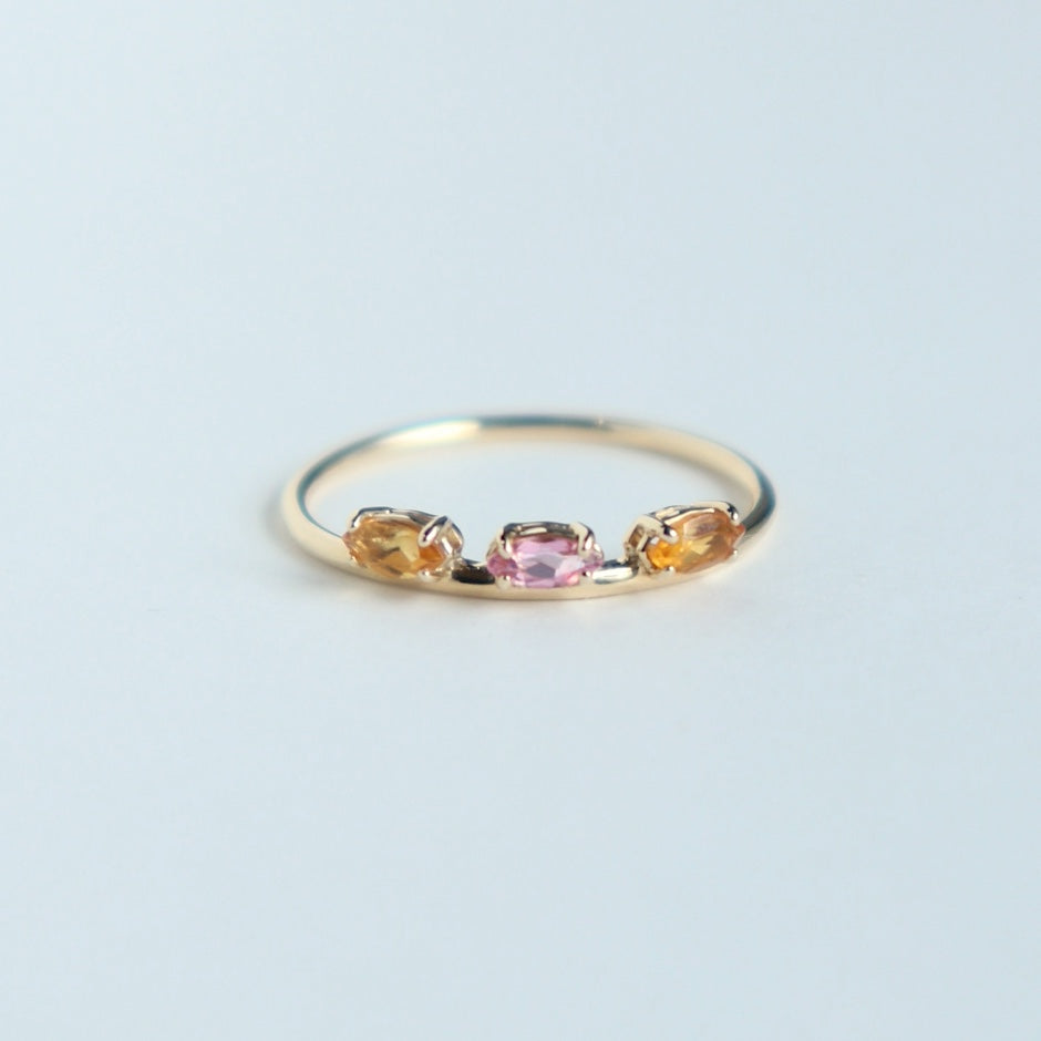 HA Ring Suntubu/Pink Tourmaline, Ctrine