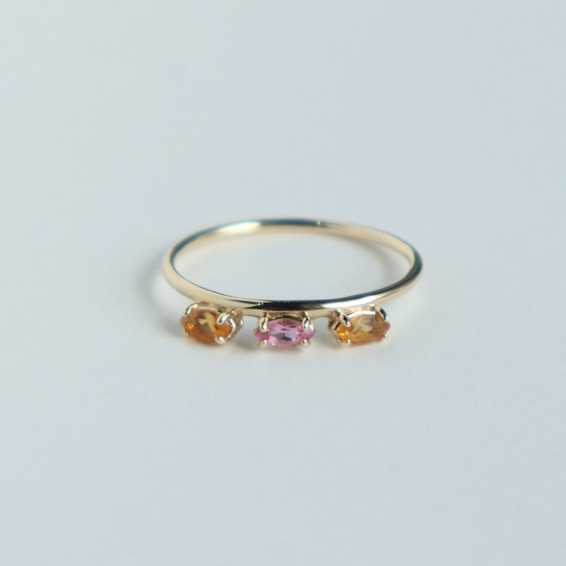 HA Ring Suntubu/Pink Tourmaline, Ctrine