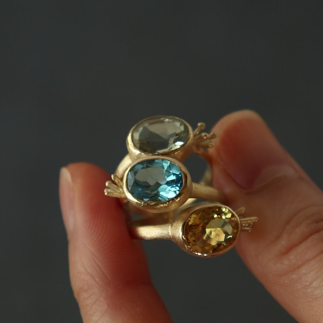 MIA Ring /Green Quartz – Selieu