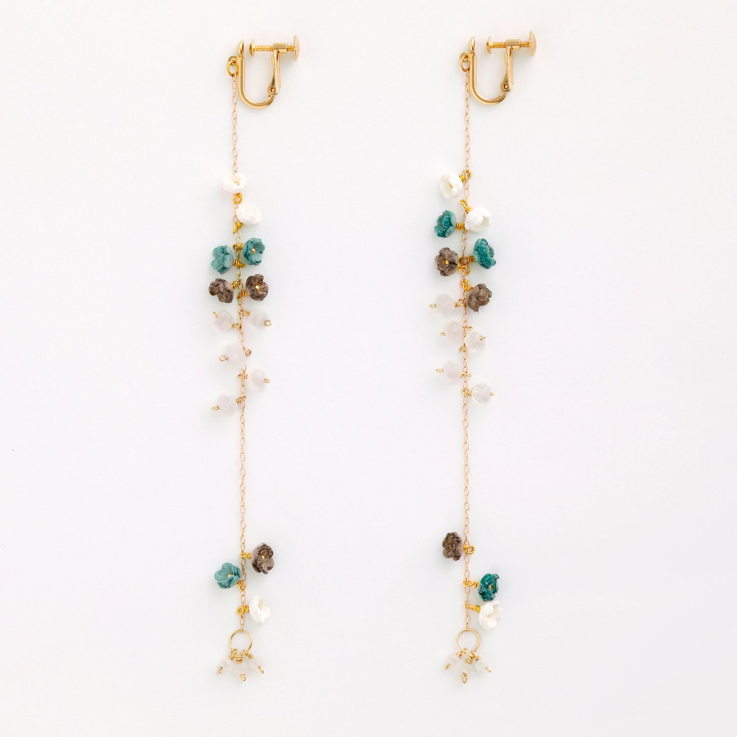 Nano Roop long earrings