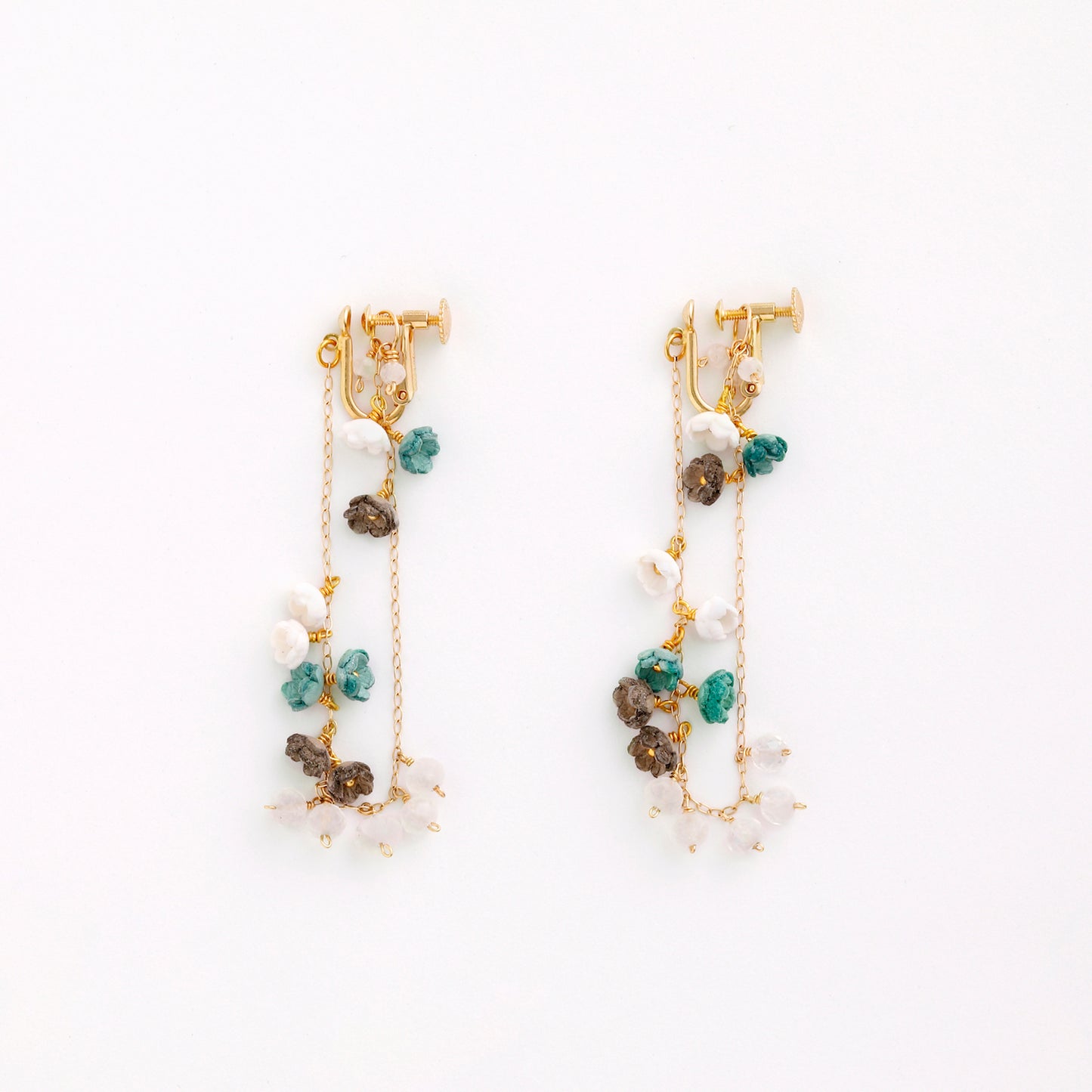 Nano Roop long earrings