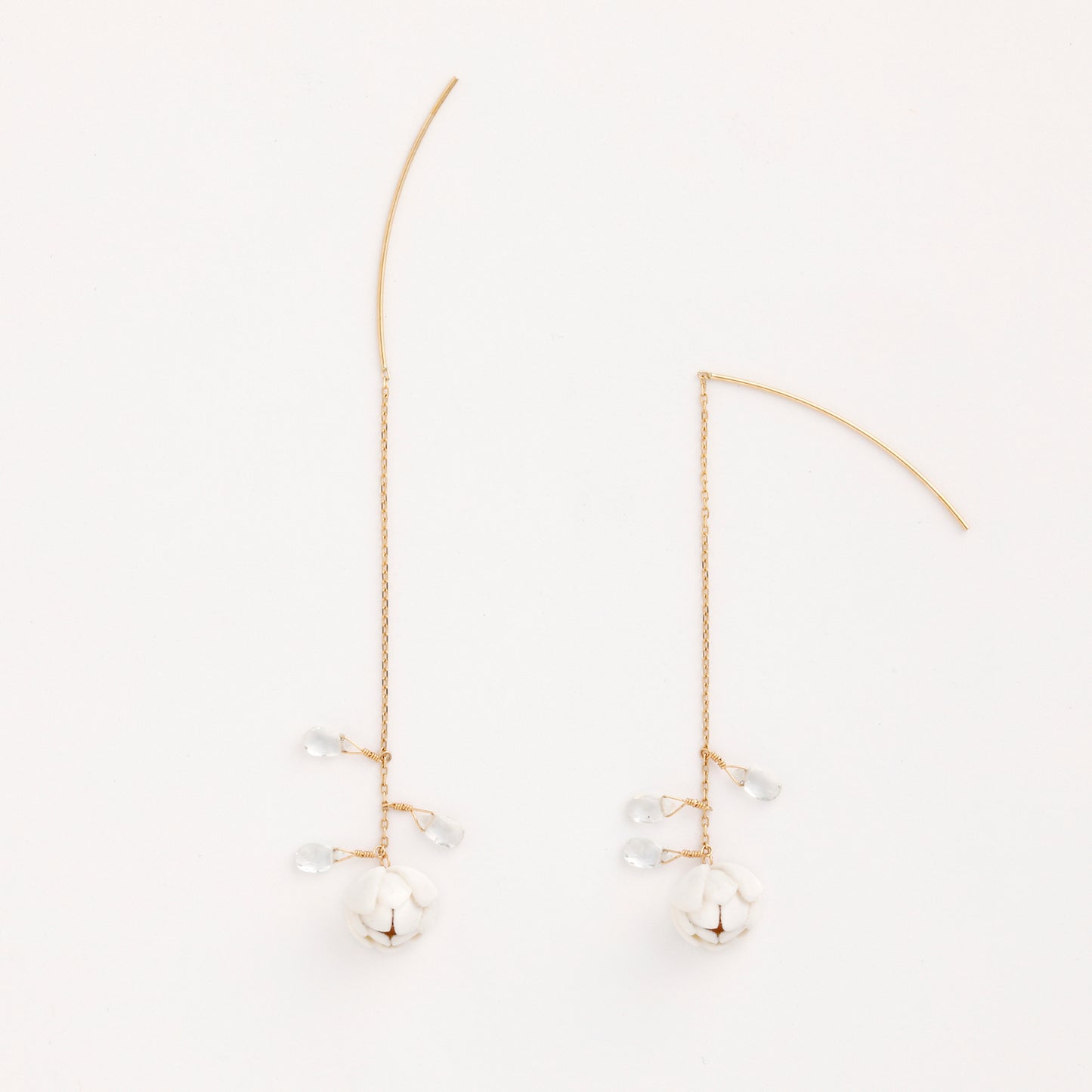 Tsubomi Drop Earrings/2Colors