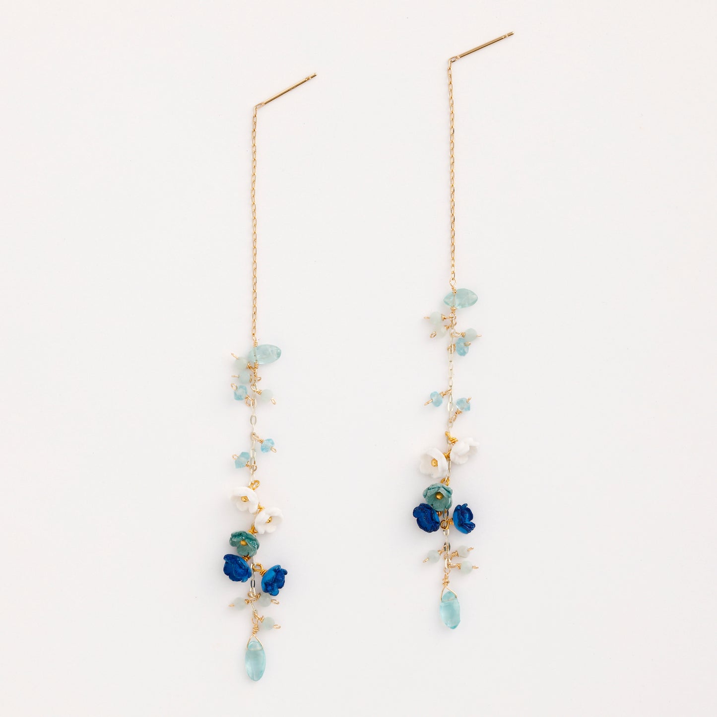 Aqua Drop Earrings