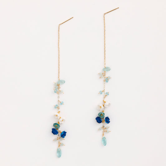 Aqua Drop Earrings