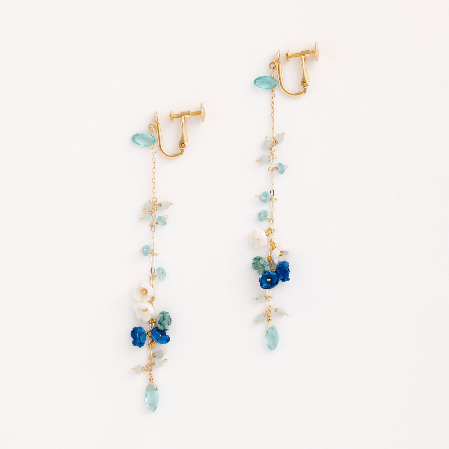 Aqua Drop Earrings