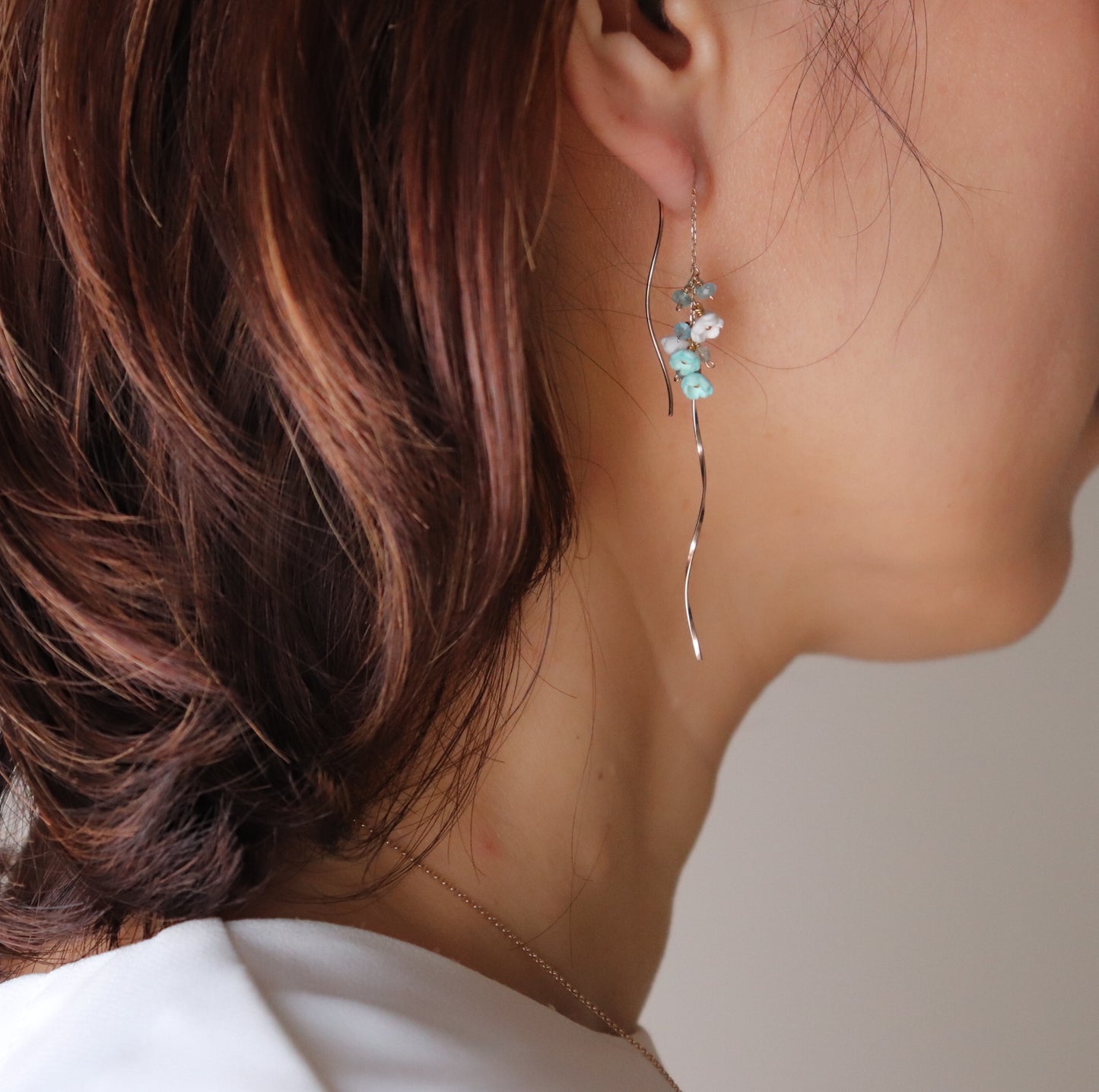 Nano Aqua Earrings