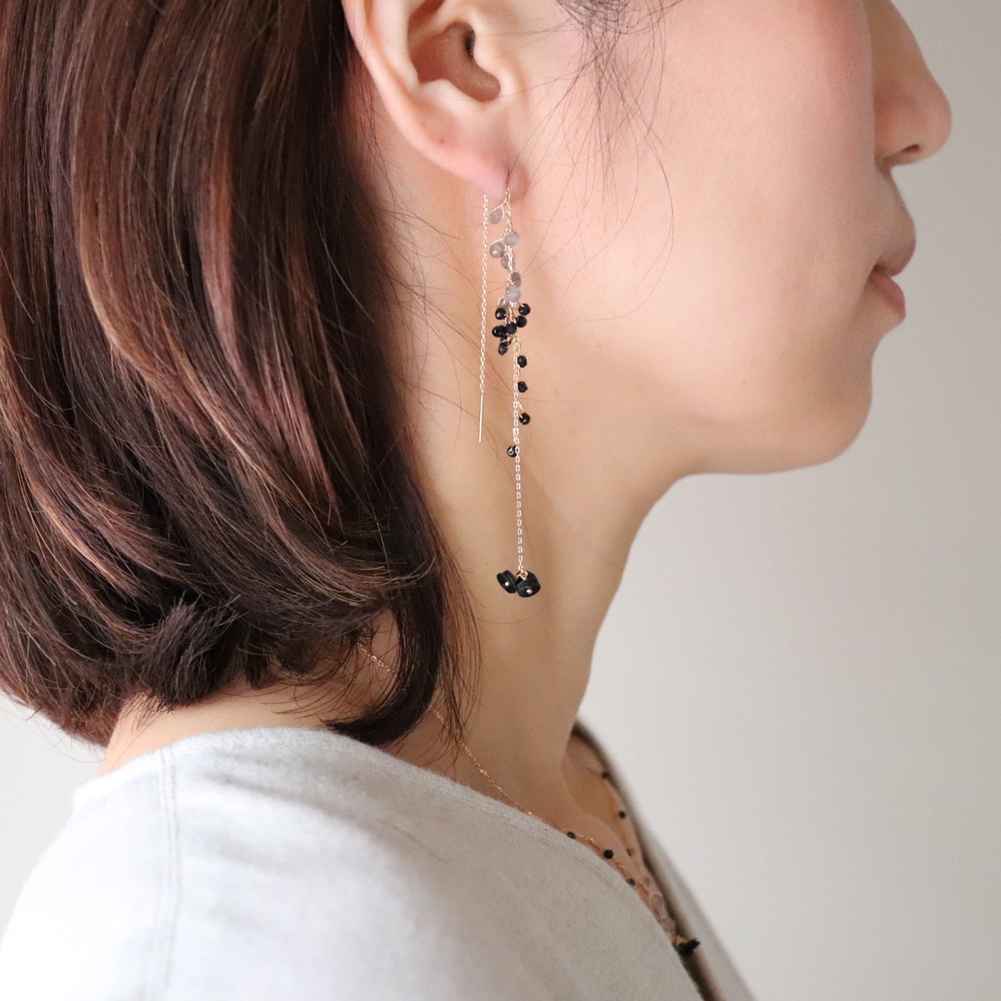 Rani Pierced Earrings long/3Colors