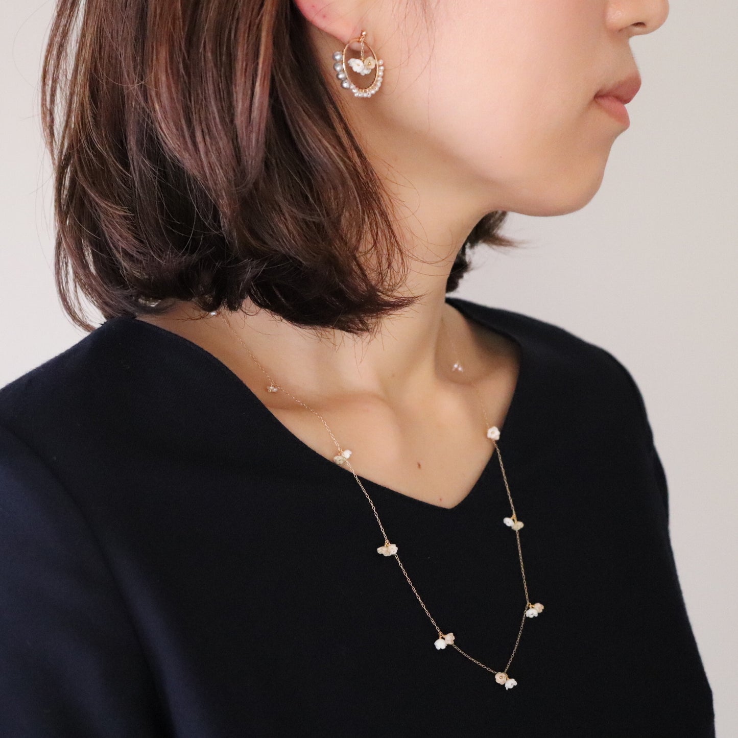 Nano Ring ネックレス/2Colors