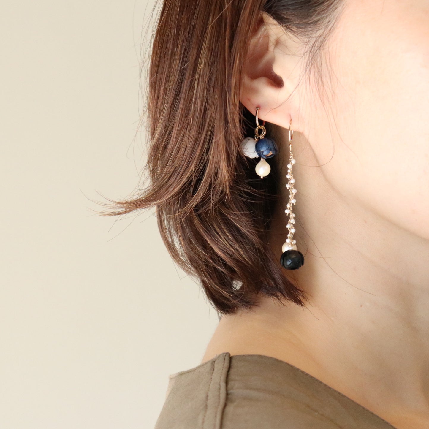 Tsurara Pierced Earrings/4 Colors