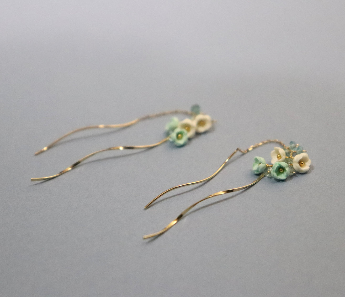 Nano Aqua Earrings