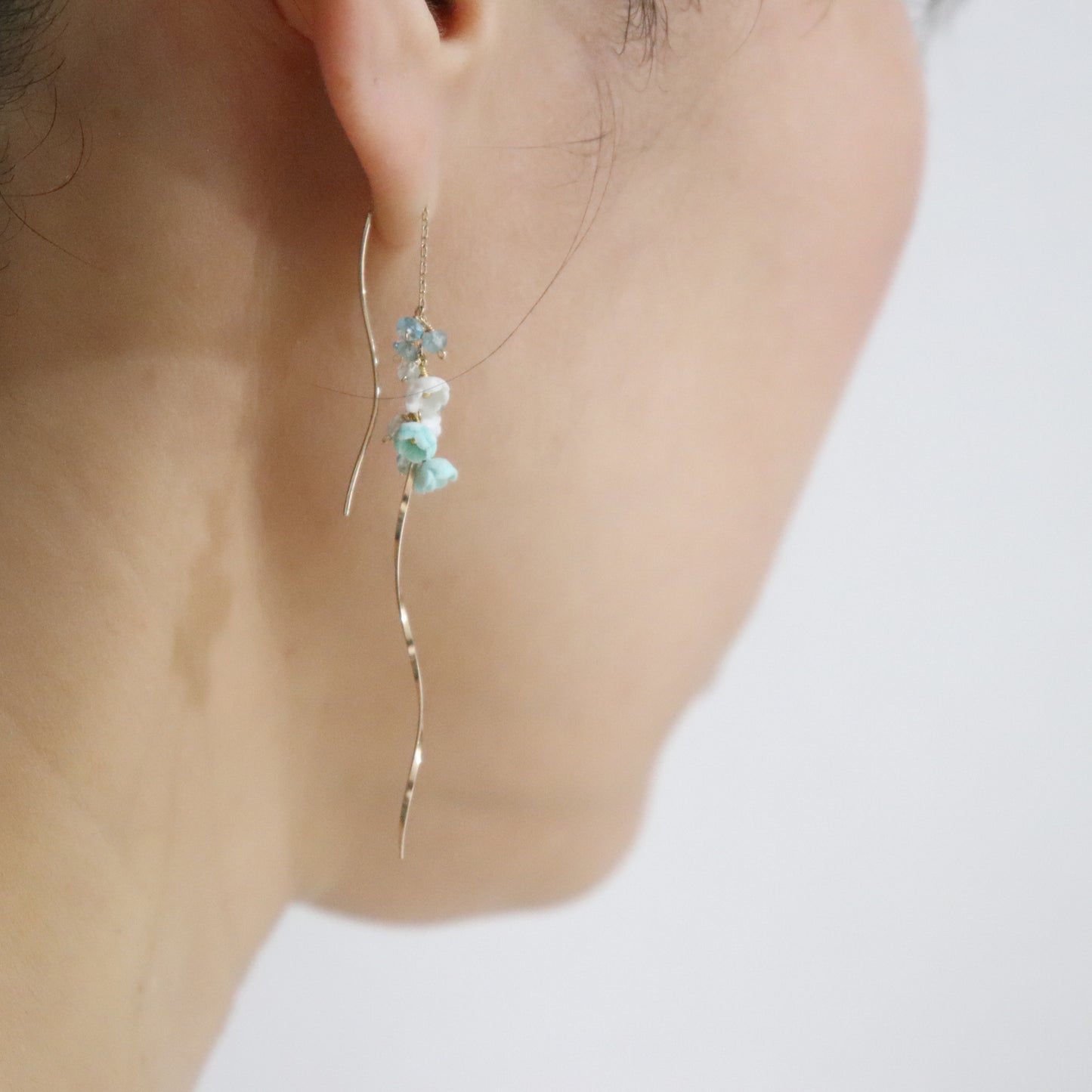 Nano Aqua Earrings