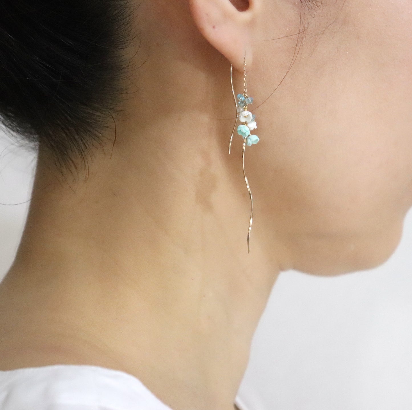 Nano Aqua Earrings