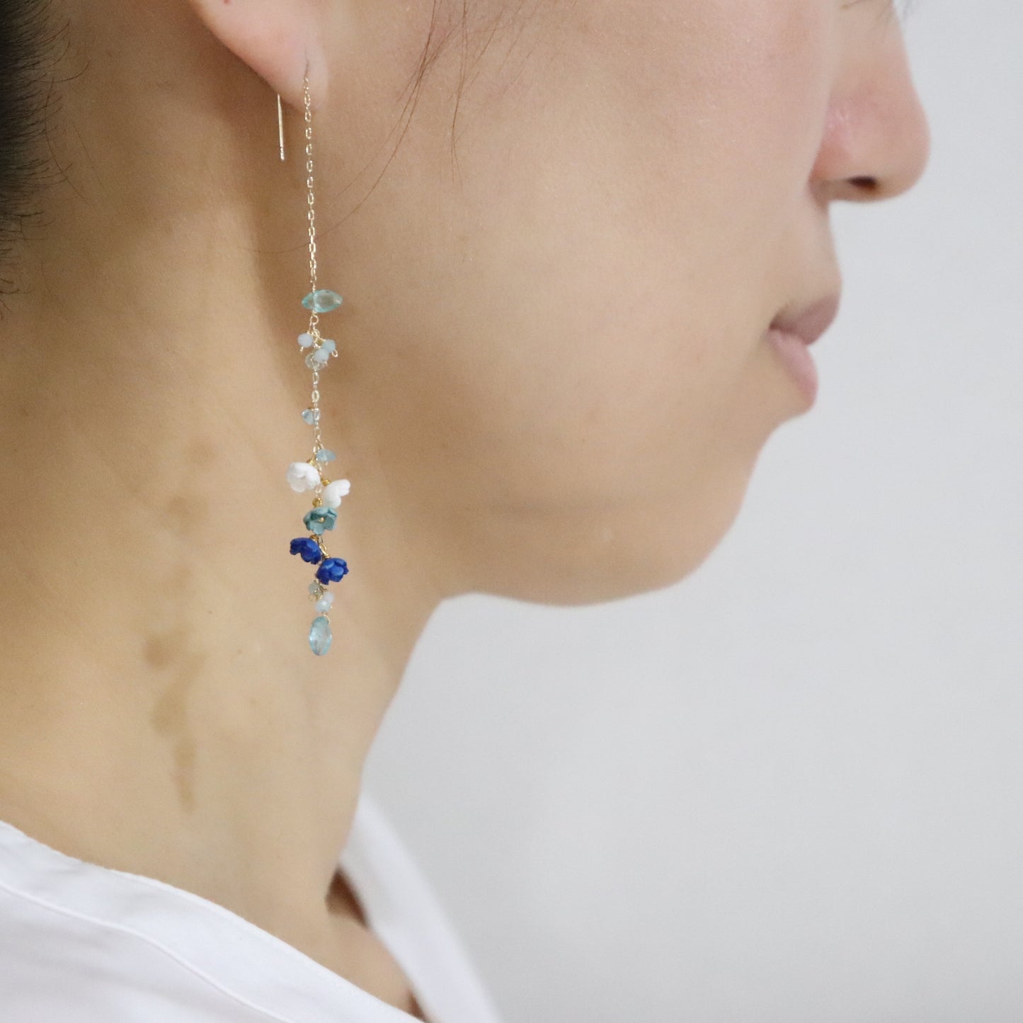 Aqua Drop Earrings