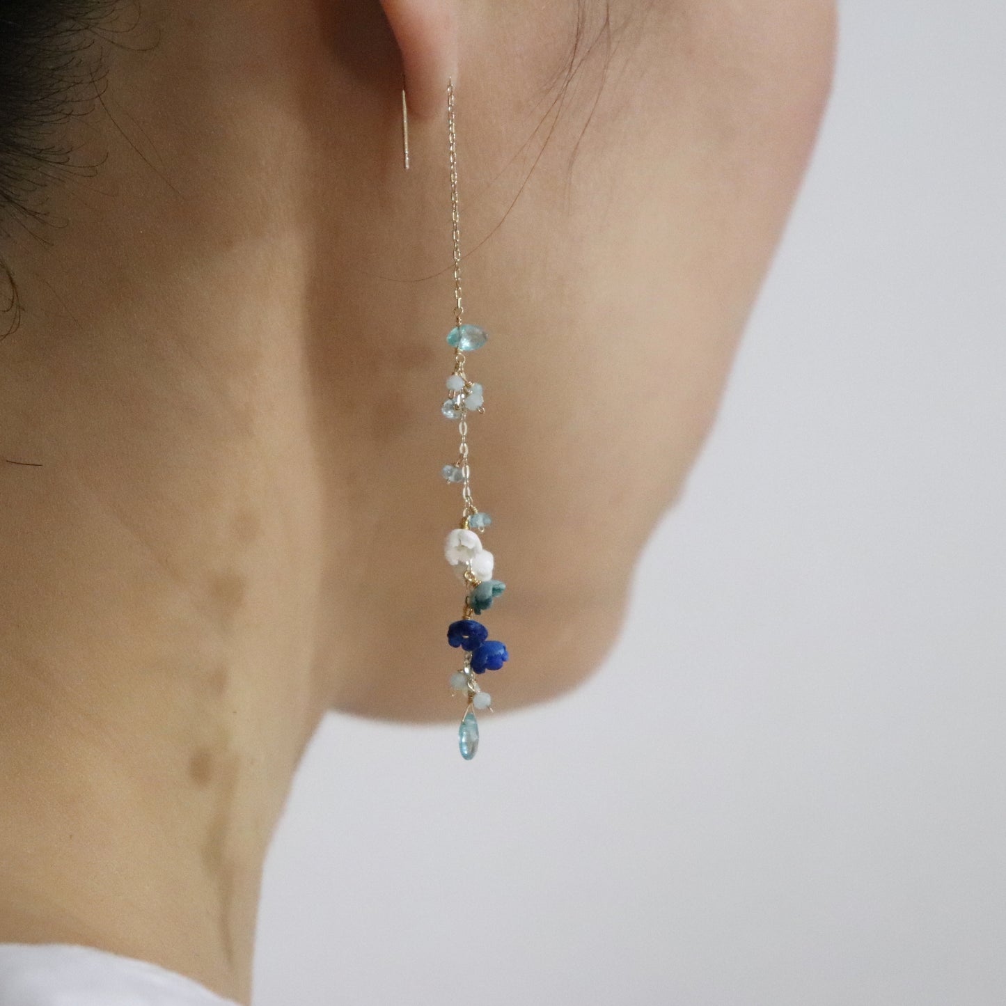 Aqua Drop Earrings