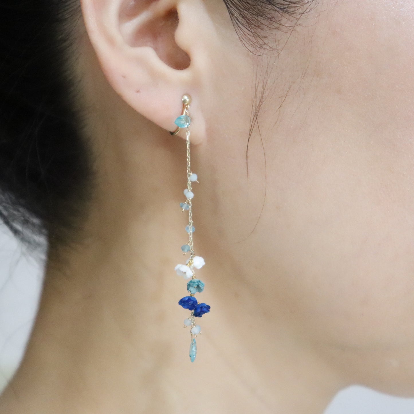 Aqua Drop Earrings