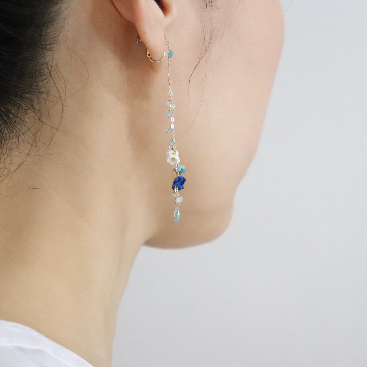 Aqua Drop Earrings