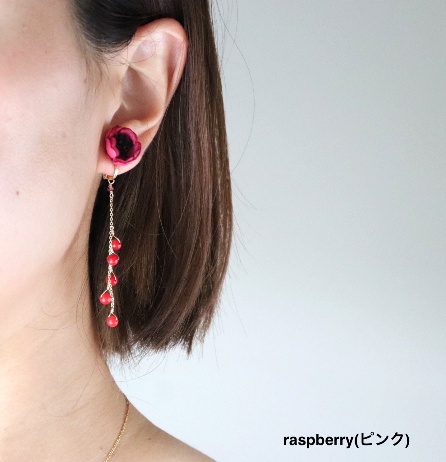 AKANE Earrings/Earrings Coral/2 Colors