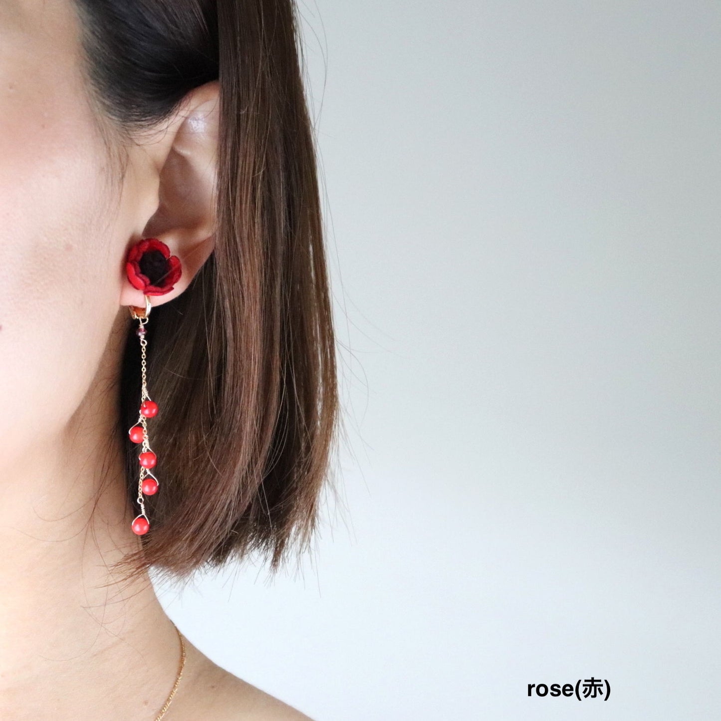 AKANE Earrings/Earrings Coral/2 Colors