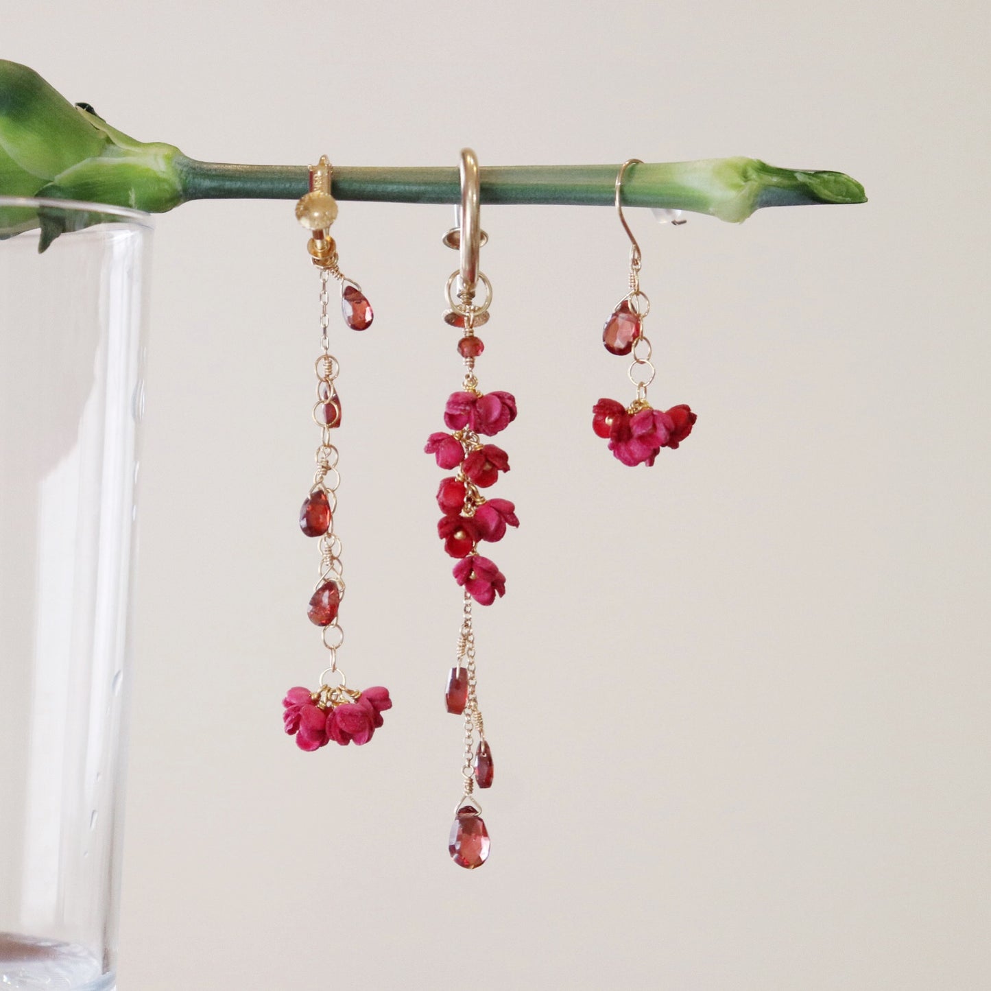 AKANE Drop earrings/earrings short