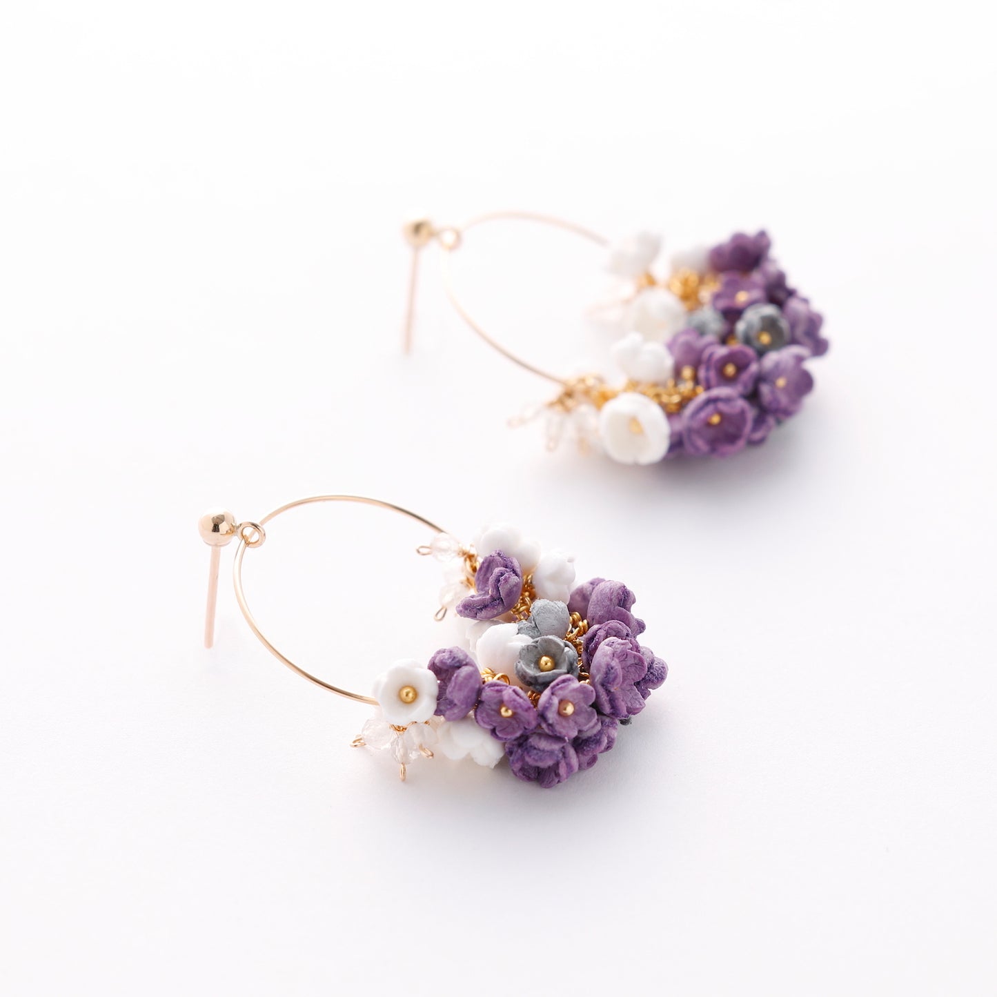 Mimosa large earrings/2 colors