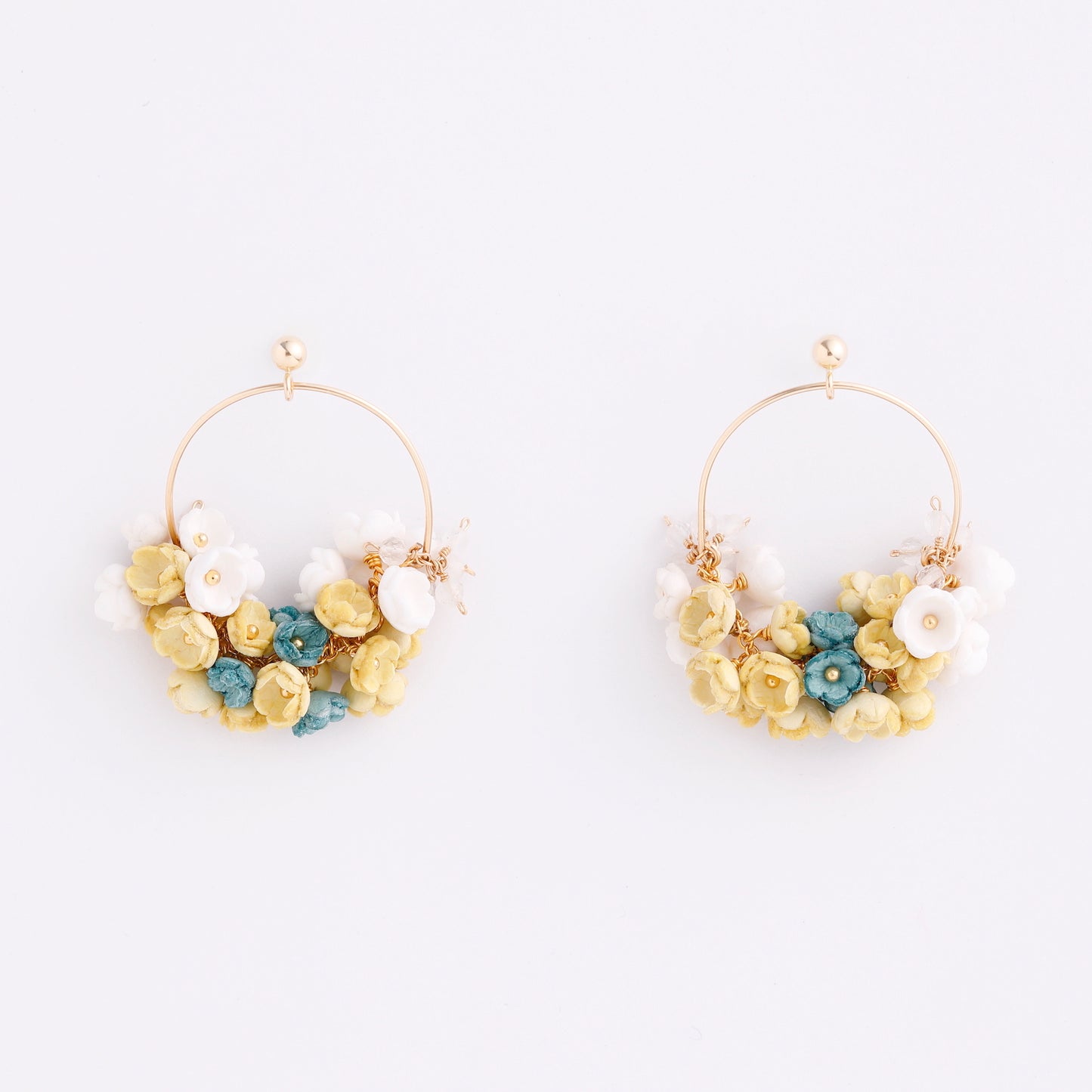 Mimosa large earrings/2 colors