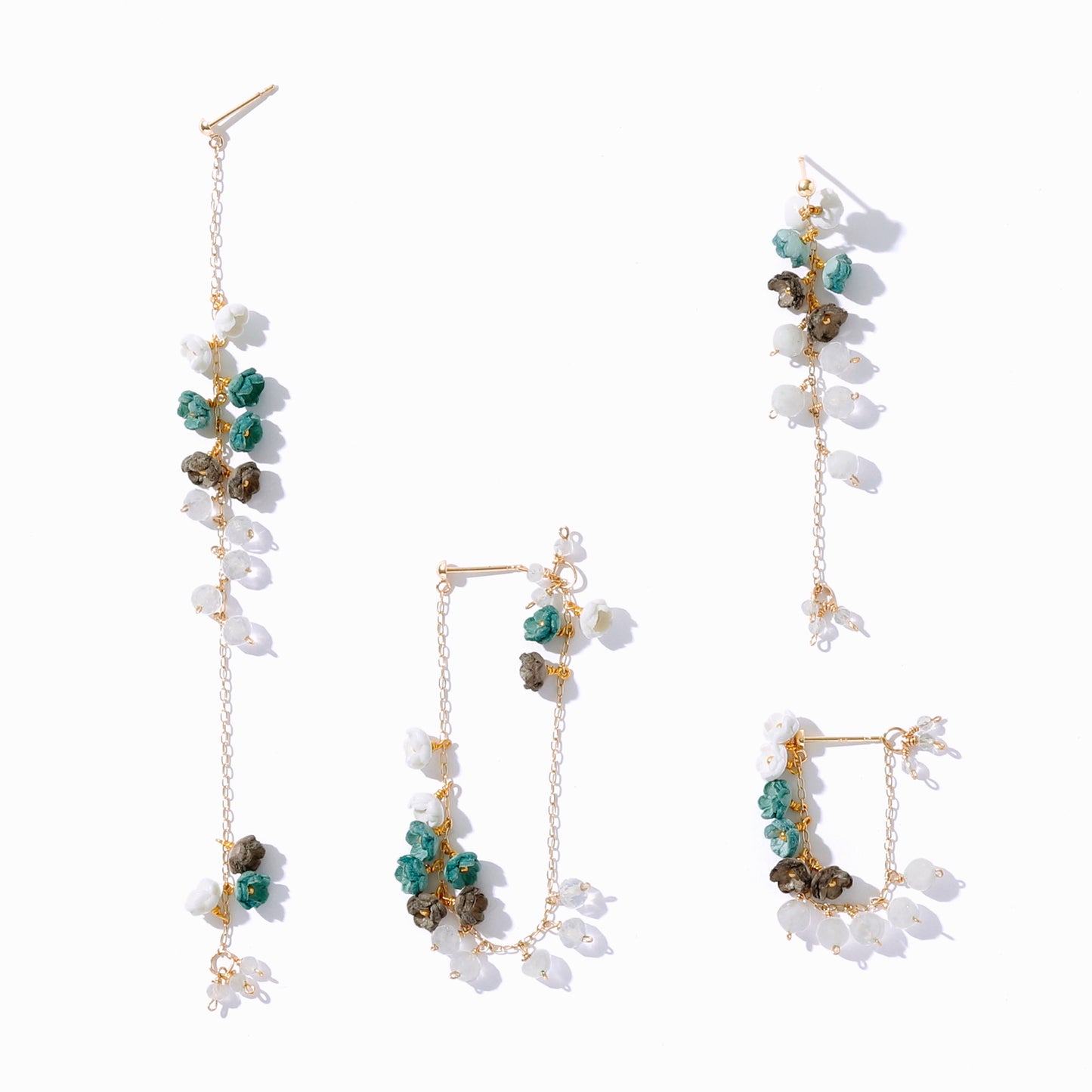 Nano Roop long earrings