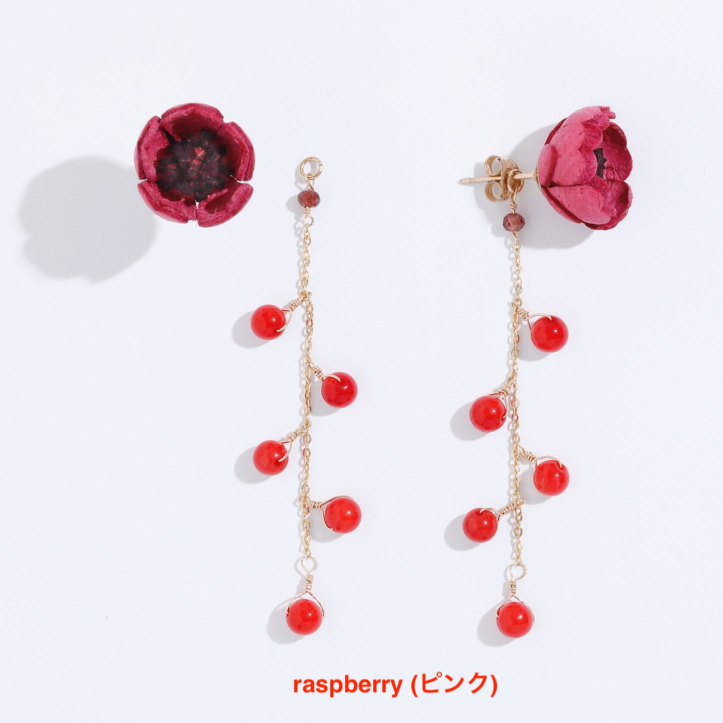 AKANE Earrings/Earrings Coral/2 Colors